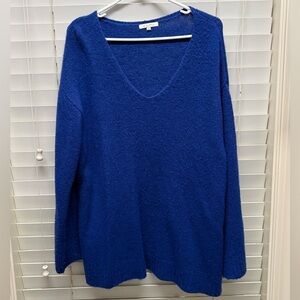 Z Supply Blue Crew Neck Sweater